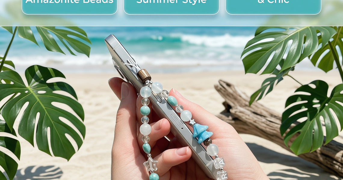 🌊 Summer Vibes & Soul Healing: Why Amazonite is the Ultimate Energy Booster for Your Phone