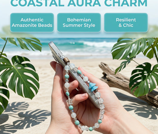 🌊 Summer Vibes & Soul Healing: Why Amazonite is the Ultimate Energy Booster for Your Phone