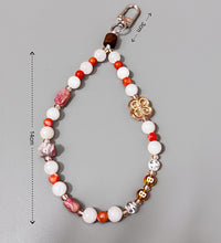 Rhodonit-Handyanhänger, rosa Kristall-Handykette, Edelstein für Selbstliebe, Heilstein für das Herz, Valentinstagsgeschenk, Geschenk für die beste Freundin, Geschenk für Selbstliebe