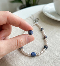 Lapis Lazuli Phone Charm, Royal Blue Stone Strap, Wisdom & Truth Crystal, Third Eye Chakra Stone Natural Sodalite Energy Phone Charm  Find Your Inner Calm  The power of rationality Anxiety relief / Alleviating anxiety Enhancing insight and intuition