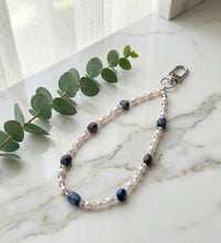 Lapis Lazuli Phone Charm, Royal Blue Stone Strap, Wisdom & Truth Crystal, Third Eye Chakra Stone Natural Sodalite Energy Phone Charm  Find Your Inner Calm  The power of rationality Anxiety relief / Alleviating anxiety Enhancing insight and intuition